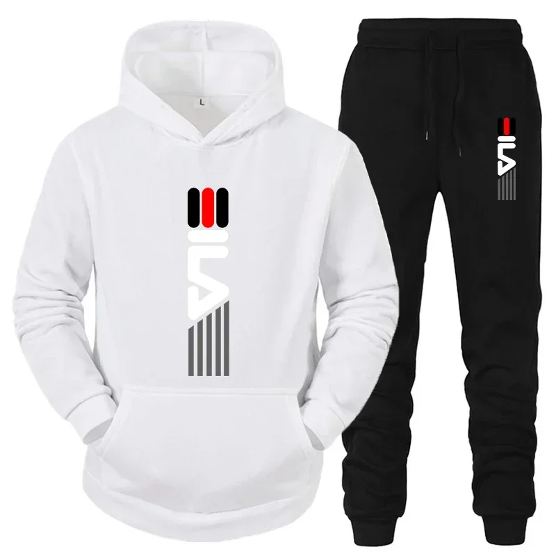 Outdoor Sportswear - Erkek Eşofman Kapşonlu Sweatshirt + Eşofman