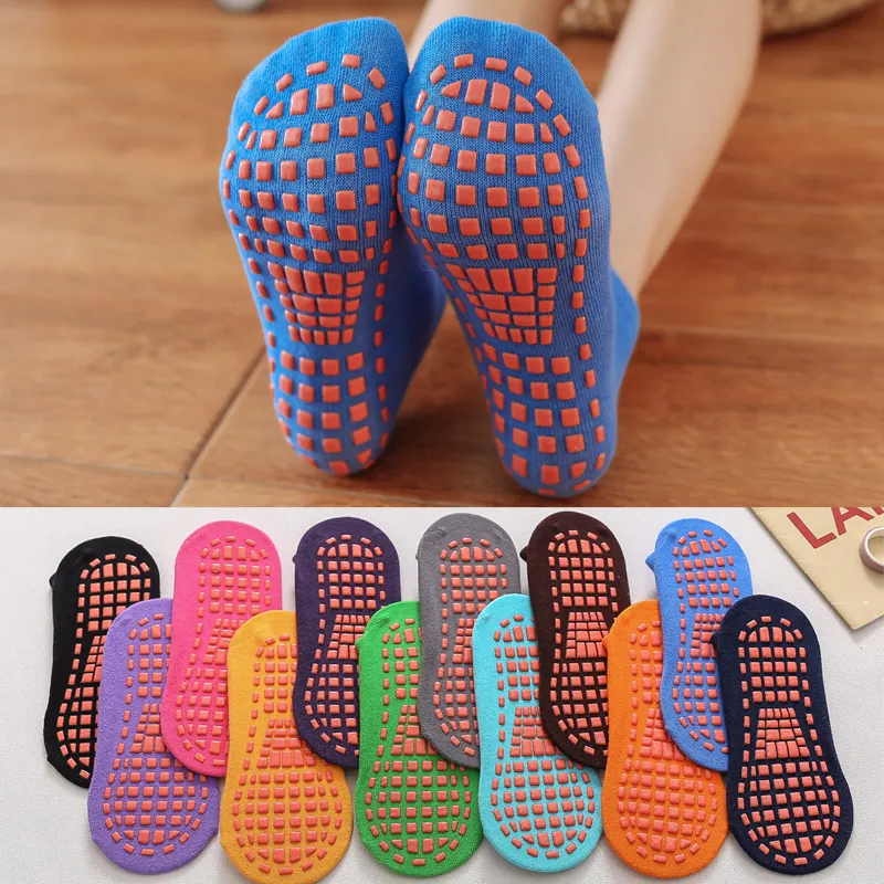 Trampoline Park Sock - Çocuk Yetişkinler Kaymaz Çorap Ebeveyn-Çocuk Trambolin