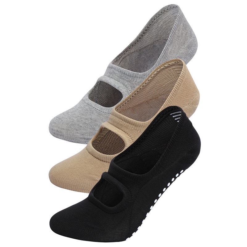Trampoline Park Sock - Backless aerobik Pilates çorapları dans trambolin