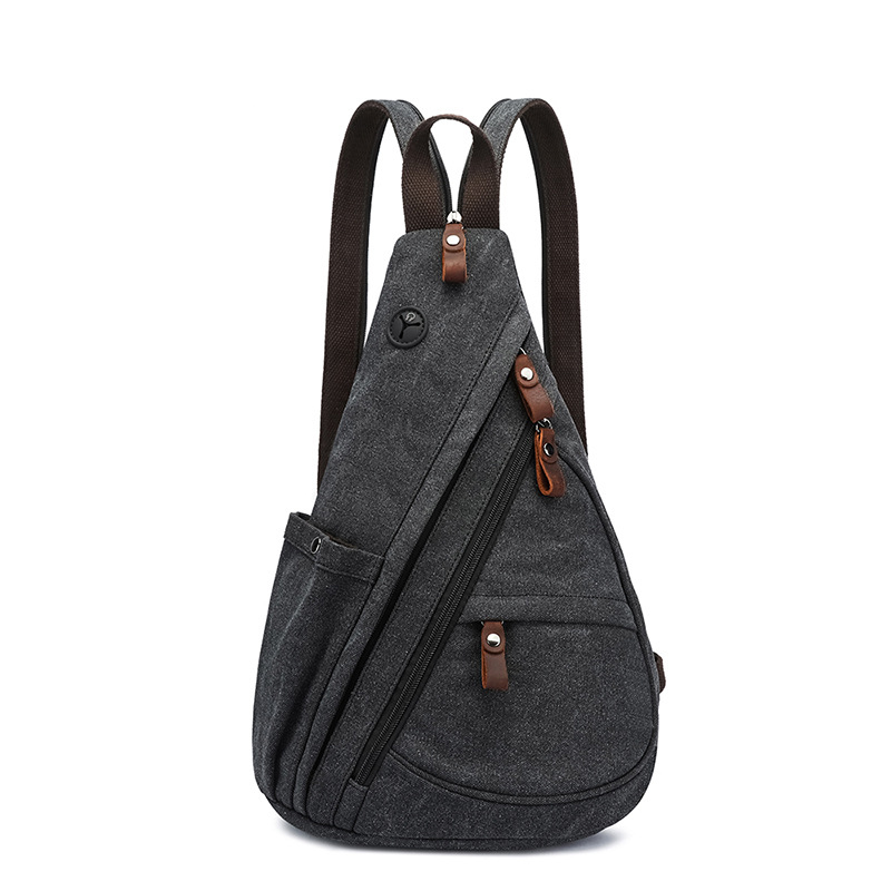 Outdoor Sport Backpack - Tuval tek kollu çanta Cabrio Crossbody