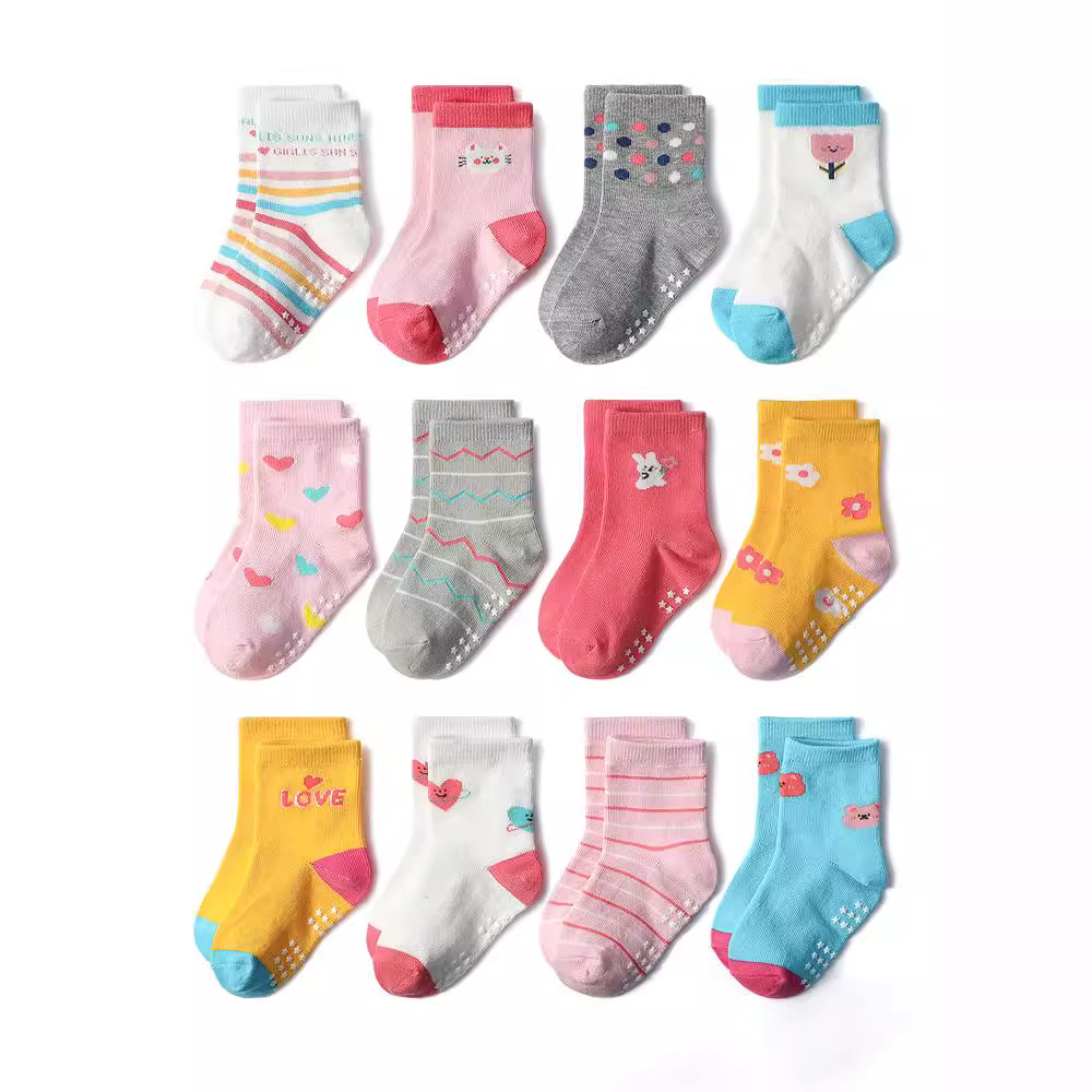 1/3/6/9/12 Çift Çocuk Çorap Se - Trampoline Park Sock incelemesi ve fiyatı