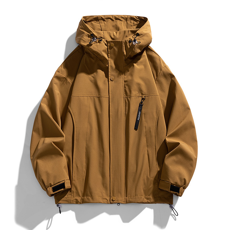 Siyah kamp ceket erkekler rüzg - Outdoor Sport Waterproof Jacket incelemesi ve fiyatı