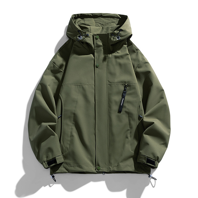 Siyah kamp ceket erkekler rüzg - Outdoor Sport Waterproof Jacket incelemesi ve fiyatı