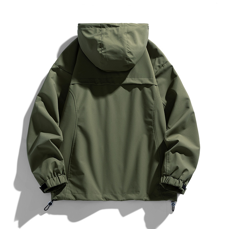 Siyah kamp ceket erkekler rüzg - Outdoor Sport Waterproof Jacket incelemesi ve fiyatı
