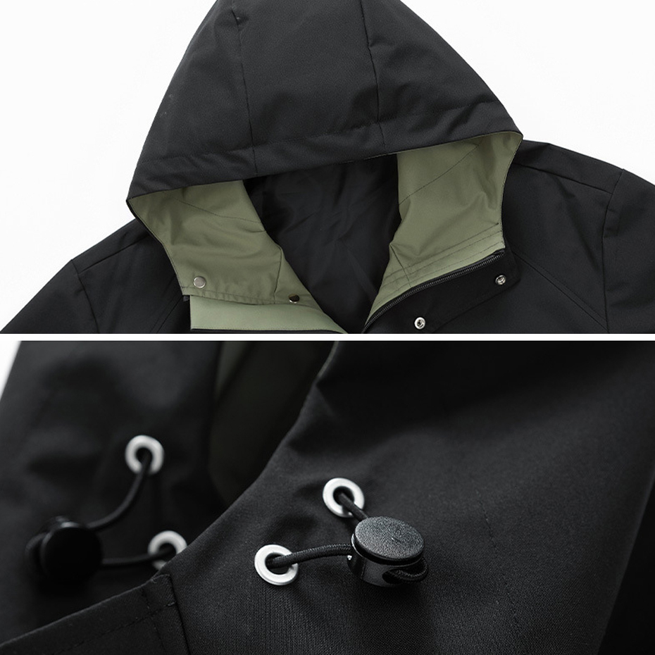 9XL Artı Boyutu Uzun Rüzgarlık - Outdoor Sport Waterproof Jacket incelemesi ve fiyatı