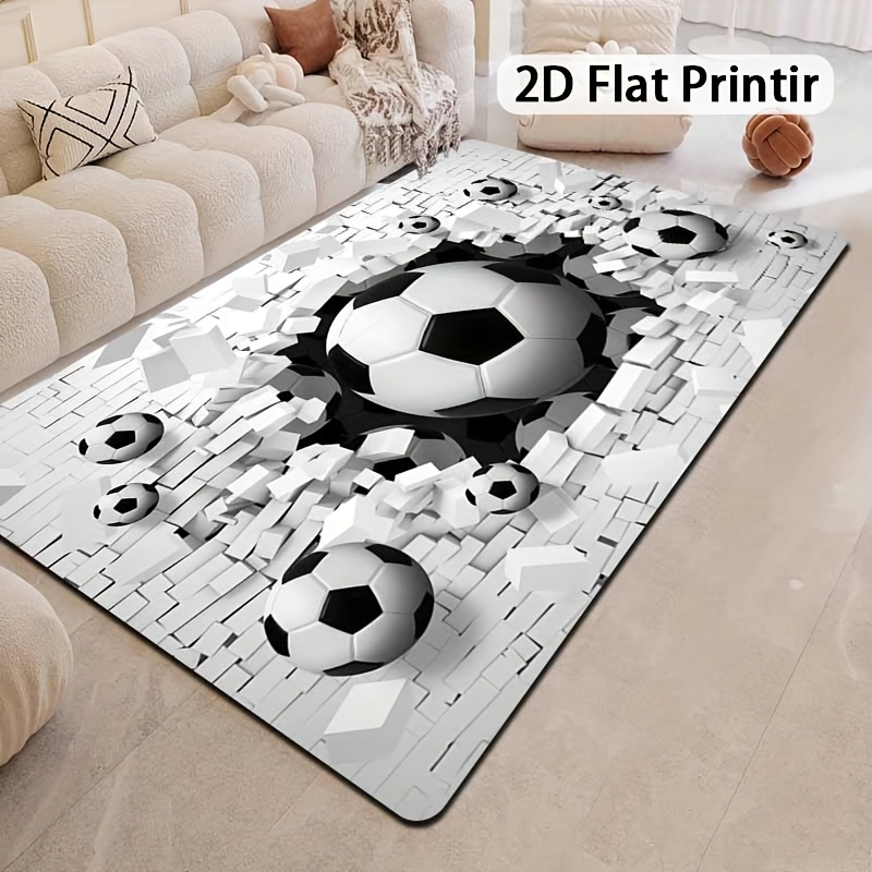 Futbol Topu 3D Efektli Halı Fl - Outdoor Sport Area incelemesi ve fiyatı